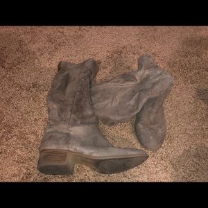Suede boots from target